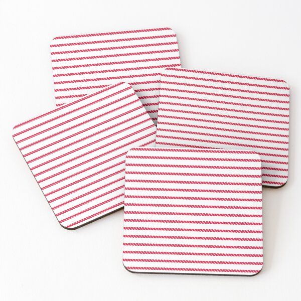 Item preview, Crimson Rope Stripes designed and sold by HomeLivingCo.