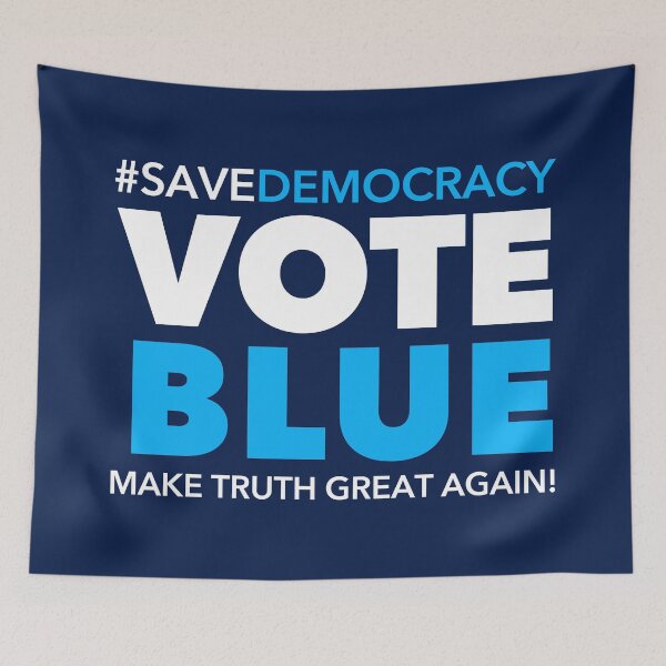 Item preview, Vote Blue Make Truth Great Again designed and sold by Thelittlelord.