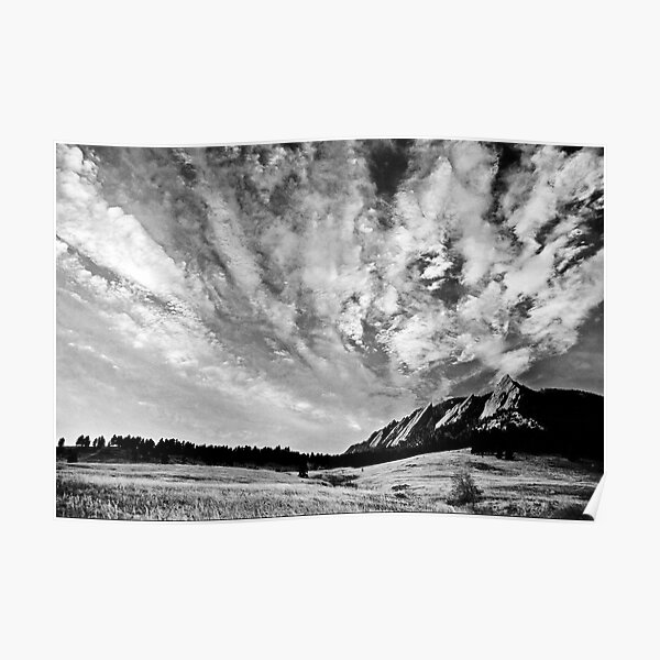 Sky Dreams At the Flatirons Poster