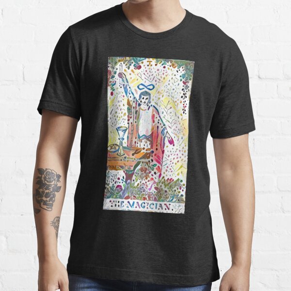 Flowery colorful the Magician - Tarot Essential T-Shirt