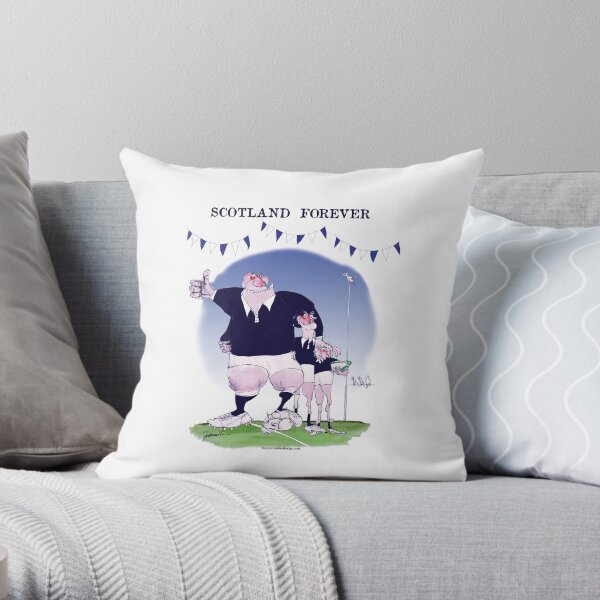 Scotland Forever Throw Pillow