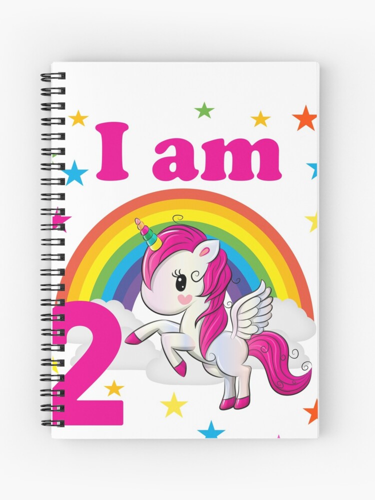 Copy of I'm 2 unicorn birthday 2 year old birthday boy t-shirt gift idea  second birthday girl