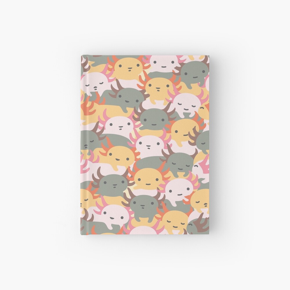 AXOLOTL WAVE - We are the CUTEST CREATURE in the Water World Hardcover Journal