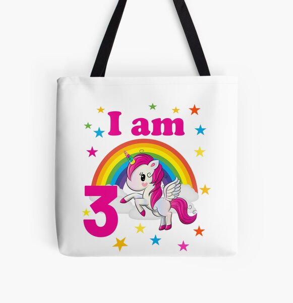 Hasta reducir Mortal Bolsa de tela «Soy 6 cumpleaños de unicornio, 6 años, cumpleaños, niño,  camiseta, idea de regalo, sexto cumpleaños, niña» de Jelisandie | Redbubble