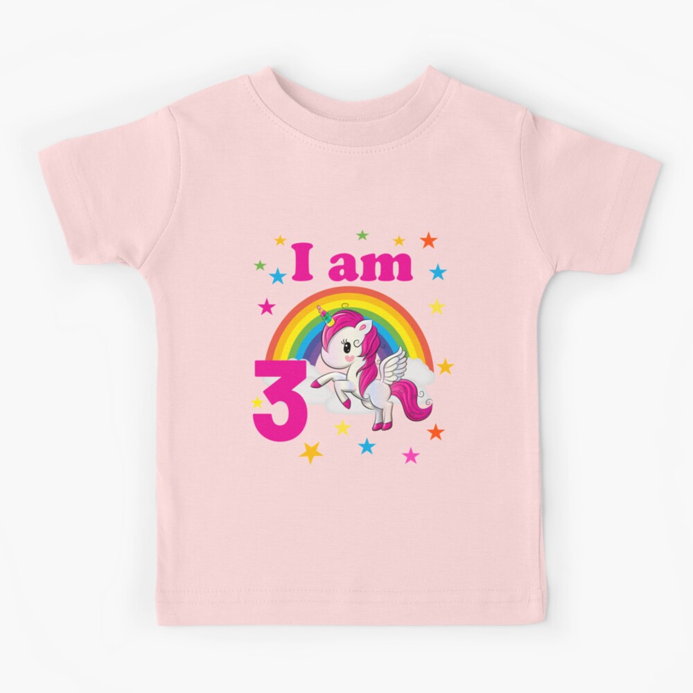 3rd birthday unicorn shirt hotsell