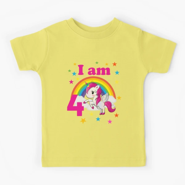 Bolsa de tela con la obra «Copia de I'm 5 unicorn birthday 5 años  cumpleañero camiseta idea de regalo quinto cumpleaños niña» de Jelisandie