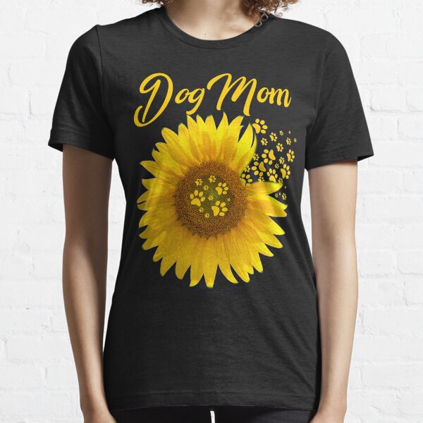 dog mom shirt sunflower