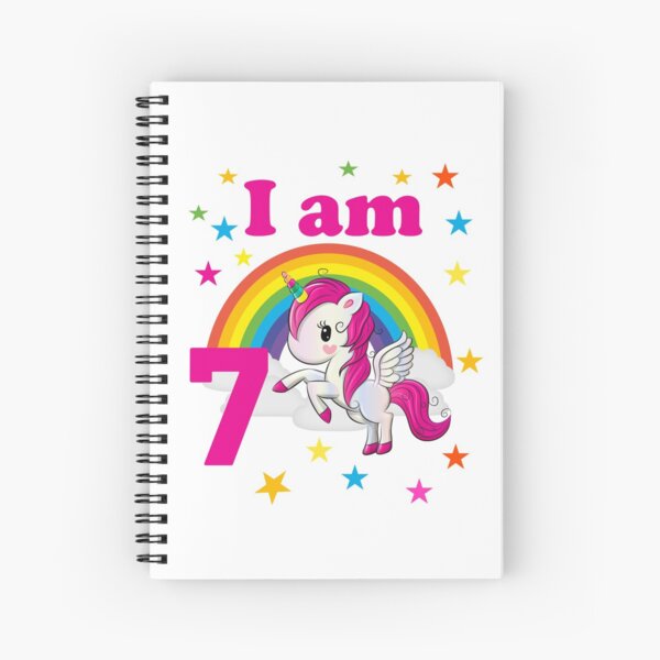 Cahier A Spirale Je Suis 6 Anniversaire De Licorne 6 Ans Anniversaire Garcon T Shirt Idee Cadeau Sixieme Anniversaire Fille Par Jelisandie Redbubble