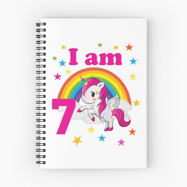 Item preview, I'm 7 unicorn birthday 7 year old birthday boy t-shirt gift idea sixth birthday girl designed and sold by Jelisandie.
