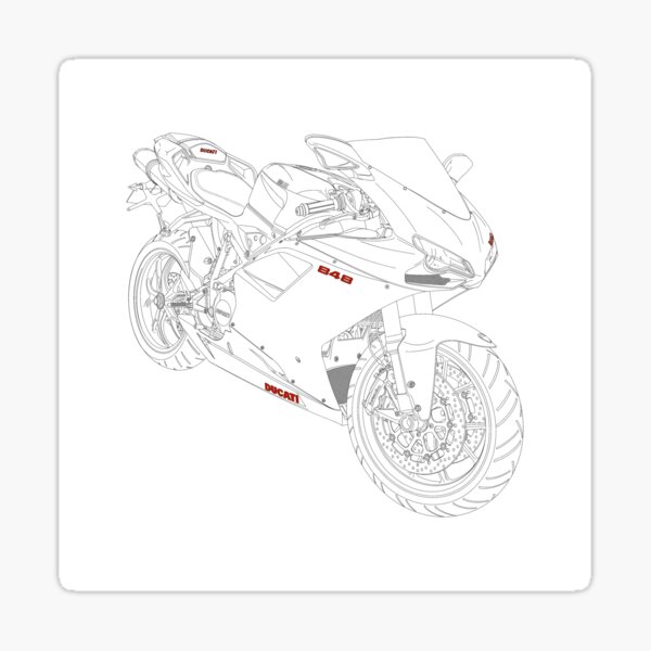 Aperçu de l'œuvre Ducati 848 créée et vendue par JoKuipers.