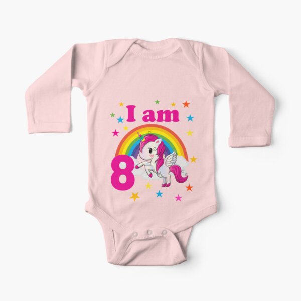 Imán con la obra «Copia de I'm 5 unicorn birthday 5 años cumpleañero  camiseta idea de regalo quinto cumpleaños niña» de Jelisandie