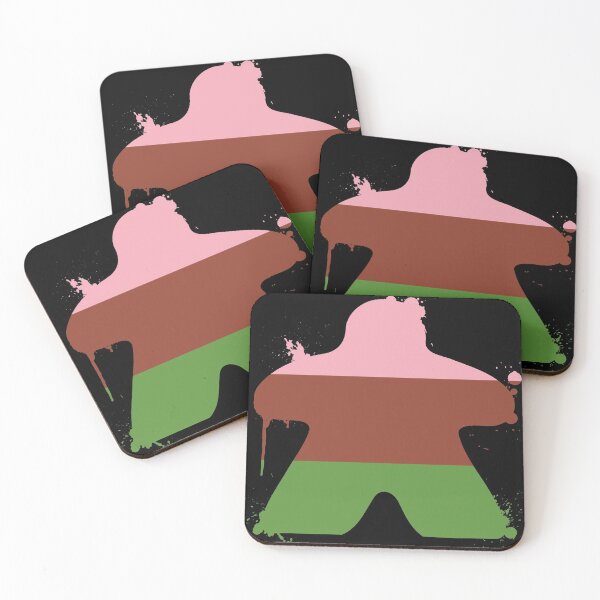 Item preview, Gynosexual pride painted meeple designed and sold by ZoLo Design.