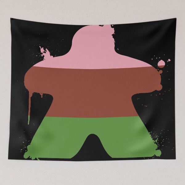 Item preview, Gynosexual pride painted meeple designed and sold by ZoLo Design.