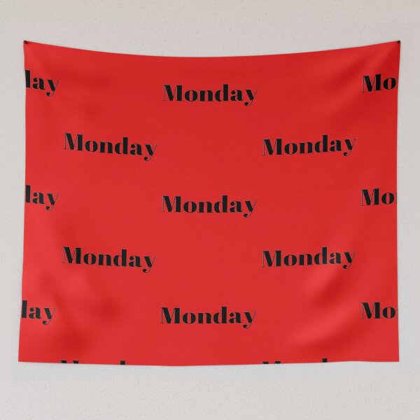 Item preview, Monday GraphicText Design designed and sold by rhodabear.