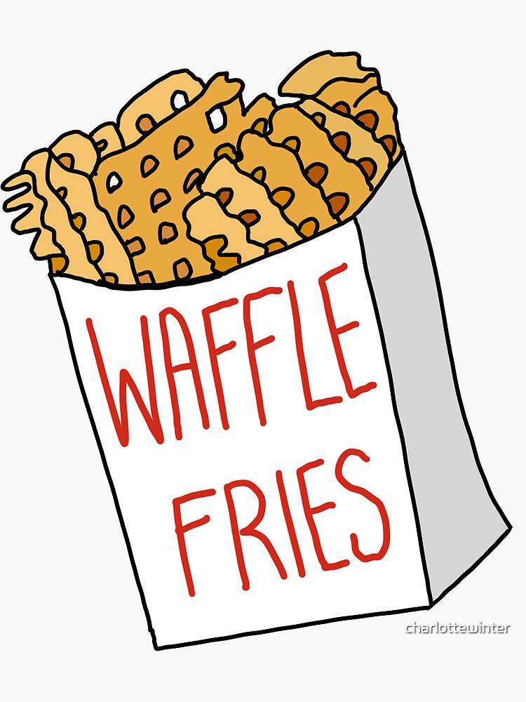 Waffle Fries Sticker Waffle Fries Sticker