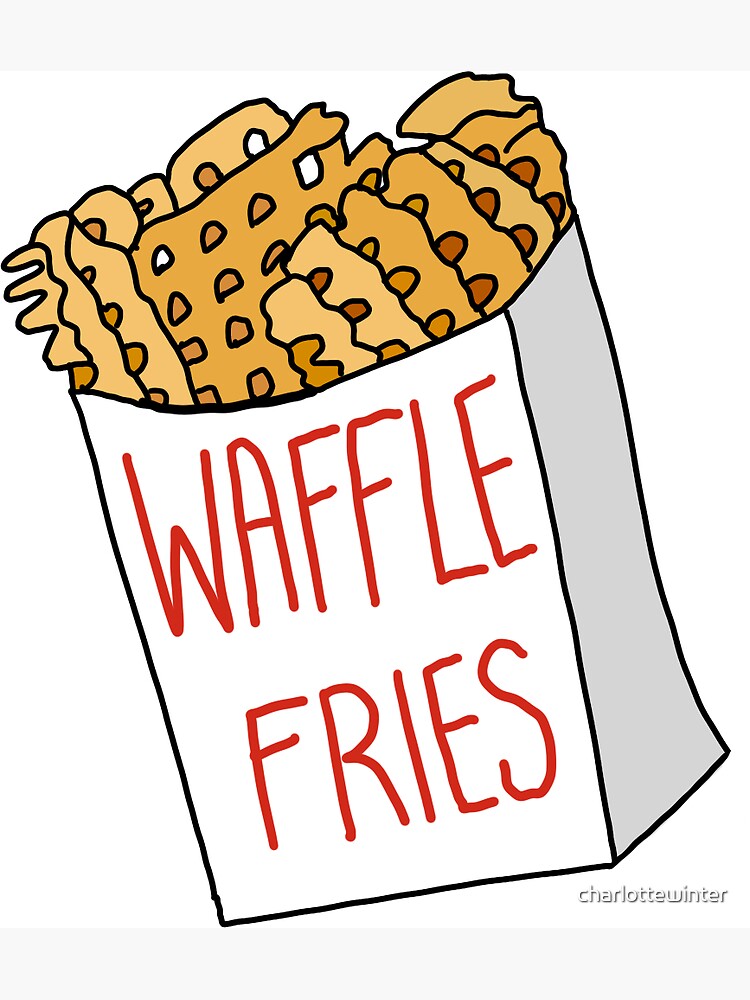 Waffle Fries Sticker Waffle Fries Sticker