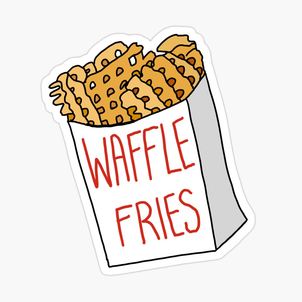 Waffle Fries Sticker Waffle Fries Sticker