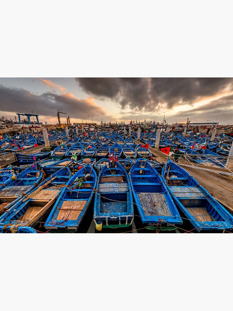 Harbor of Essaouira, Morocco by bertbeckers