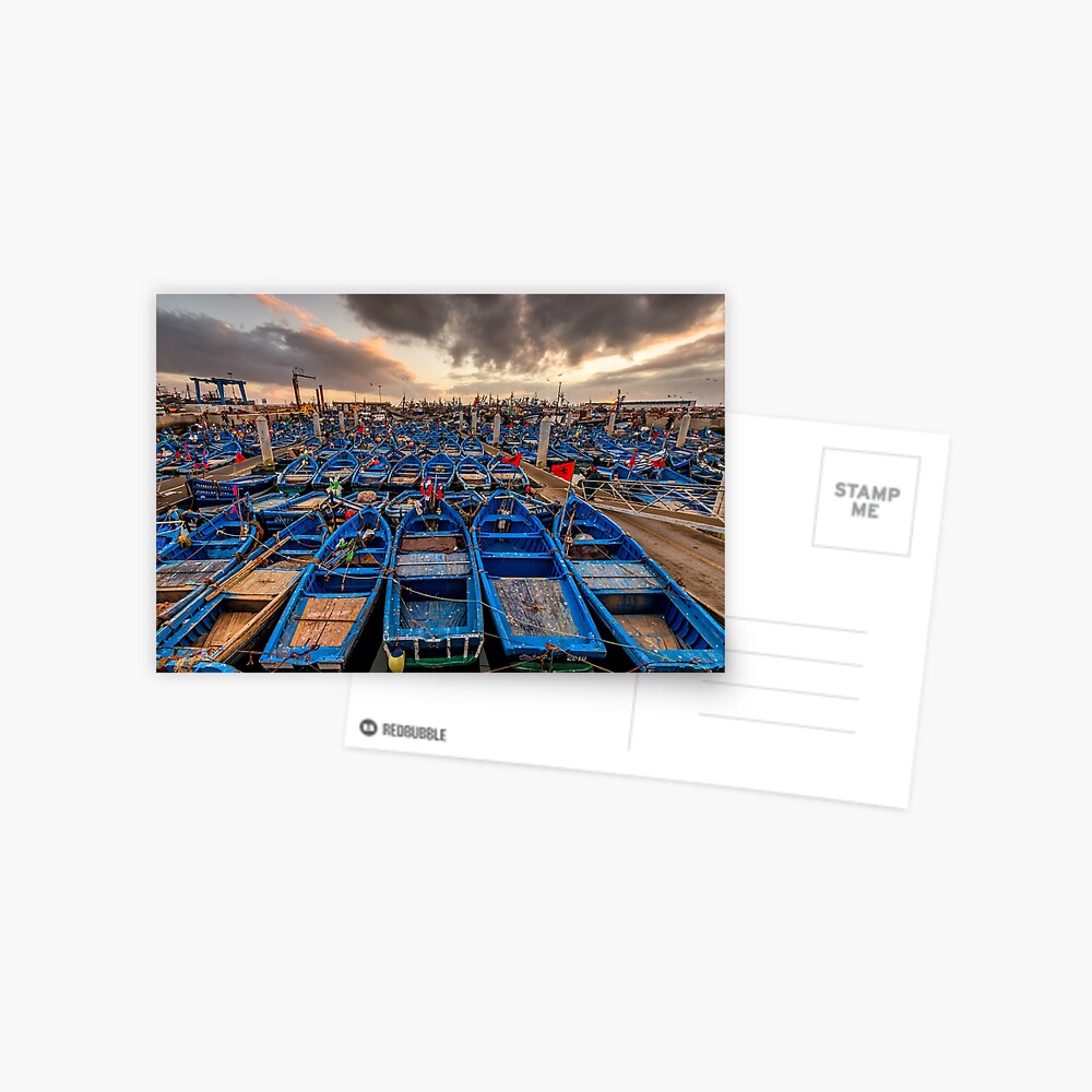 Harbor of Essaouira, Morocco Postcard