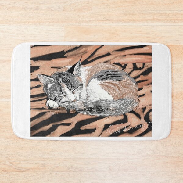 Item preview, Sleeping Cat - 2012 designed and sold by Sue Flask.