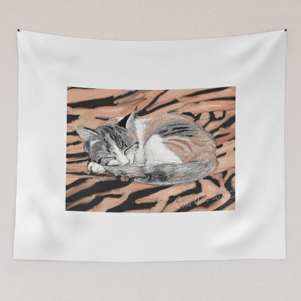 Item preview, Sleeping Cat - 2012 designed and sold by Sue Flask.