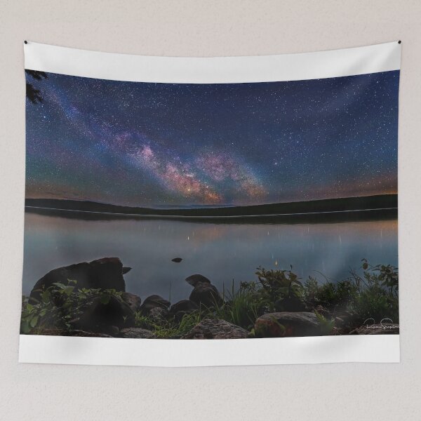 Item preview, Milky Way over Cedar Lake designed and sold by Simpsonwildlife.