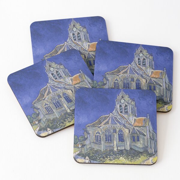 Item preview, The church in Auvers-sur-Oise, view from the Chevet (1890) - Vincent van Gogh designed and sold by SALON DES ARTS.