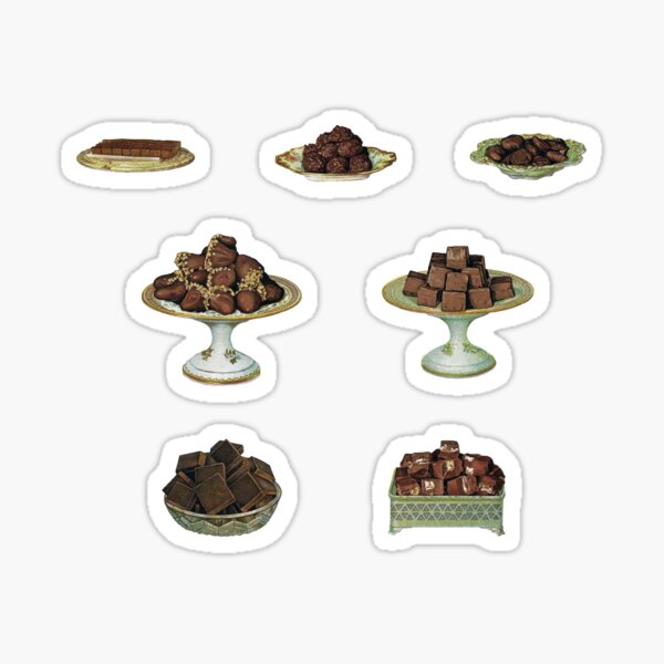 Chocolate Desserts Sticker
