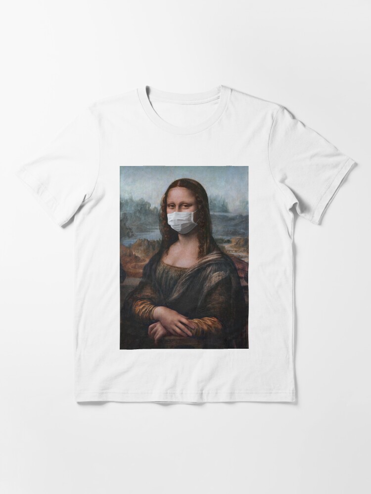 Alternate view of Coronavirus Mona Lisa Essential T-Shirt