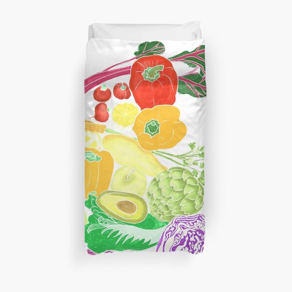 Eat the Rainbow Duvet Cover