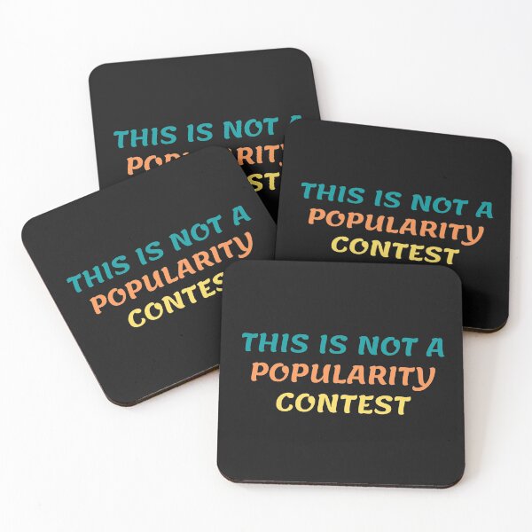 Item preview, This is not a popularity contest designed and sold by ryanwfraser.