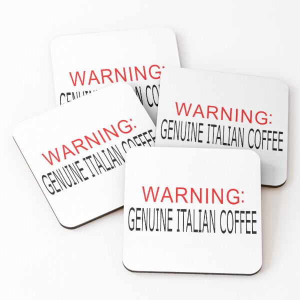 Item preview, Genuine Italian Coffee Coaster  designed and sold by Hoeker.