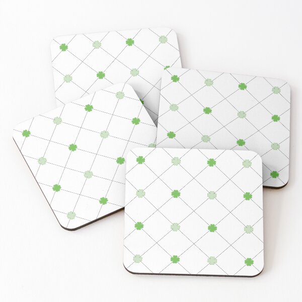 Item preview, St. Patrick's Day Country Chic Shamrock Pattern designed and sold by BookTalkBecky.