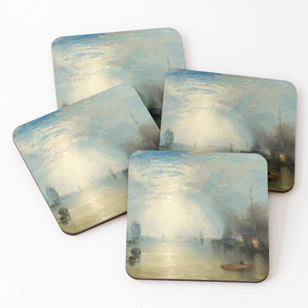 Item preview, Joseph Mallord William Turner - Keelmen Heaving in Coals by Moonlight designed and sold by DejaVuStudio.