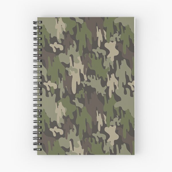Item preview,  Abstract camouflage pattern with brown, green and beige spots designed and sold by Berelyn.