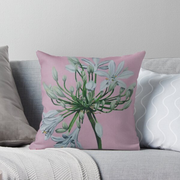 Item preview, White Agapanthus - 2010 designed and sold by Sue Flask.