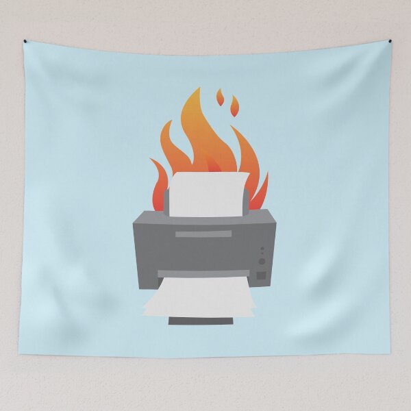 Item preview, Printer Fire the office designed and sold by evedwards14.