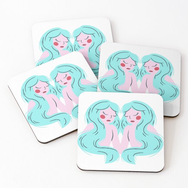 Item preview, Gemini - Twin Girls designed and sold by Drugaya.