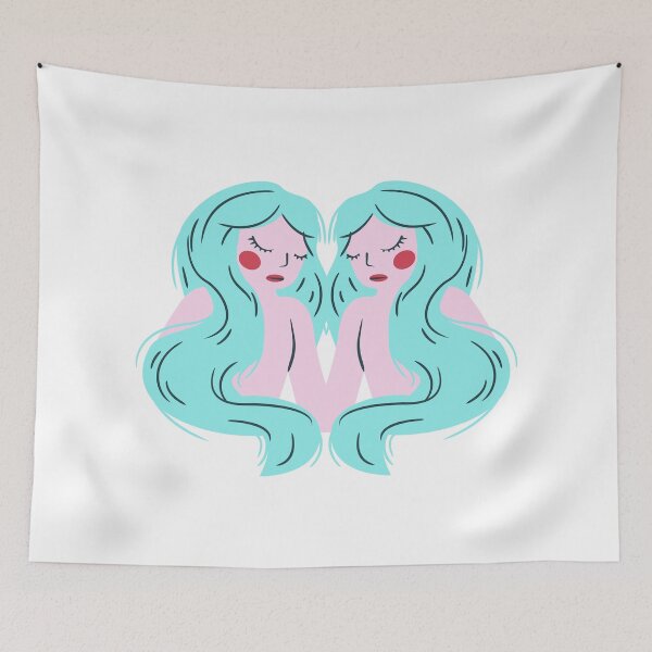 Item preview, Gemini - Twin Girls designed and sold by Drugaya.