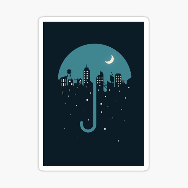 Pluviophile Sticker