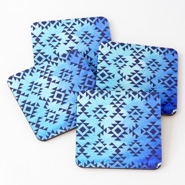 Item preview, Aztec Blue Diamonds designed and sold by randomorder.