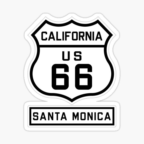 Item preview, Historic Route 66 - The Mother Road - Santa Monica designed and sold by NewNomads.