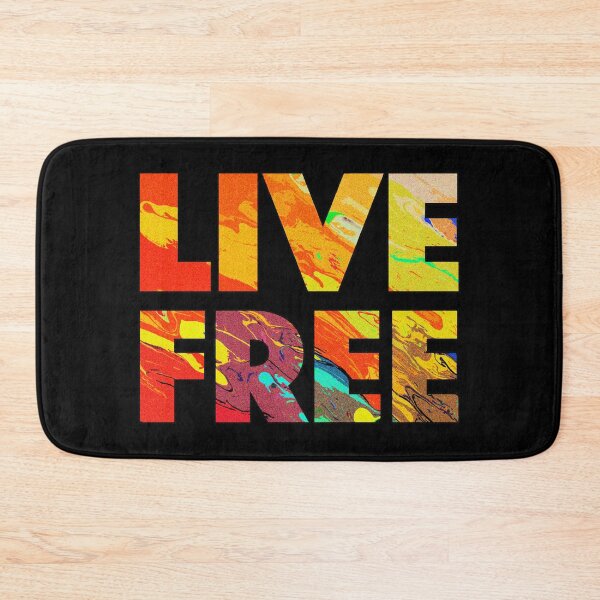 Item preview, Live Free Psychedelic Trippy Colorful designed and sold by JackCurtis1991.