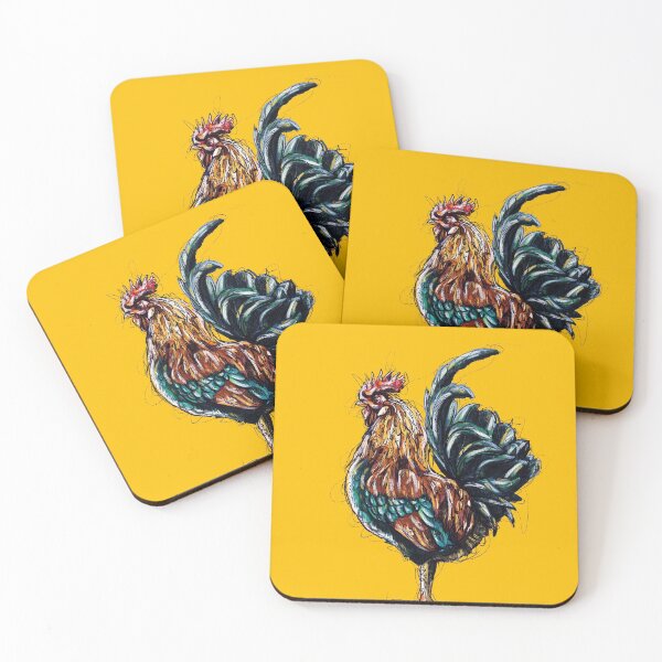 Item preview, Farm Rooster Chicken Illustration designed and sold by juicycreations.