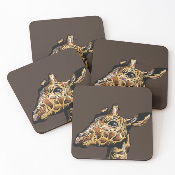 Item preview, African Giraffe Illustration designed and sold by juicycreations.