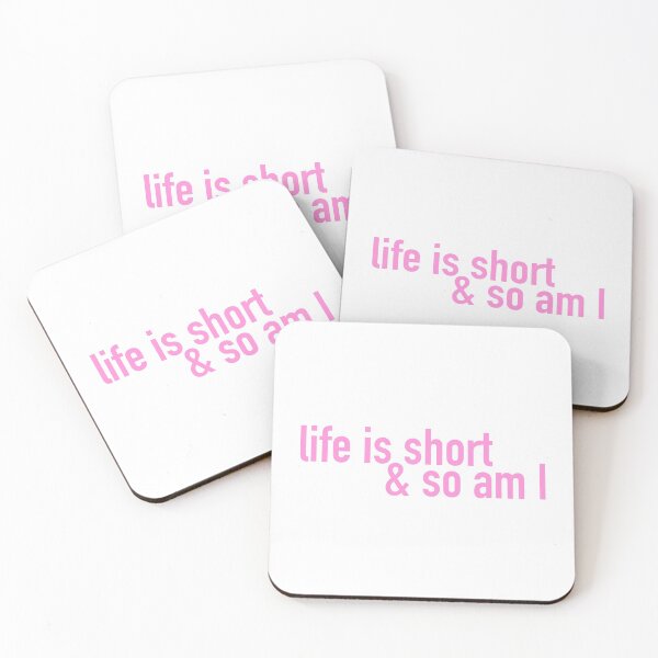 Item preview, Life is short (pink 1) designed and sold by tayput.