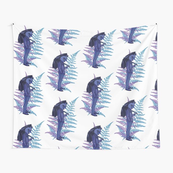 Bird with umbrella Tapestry