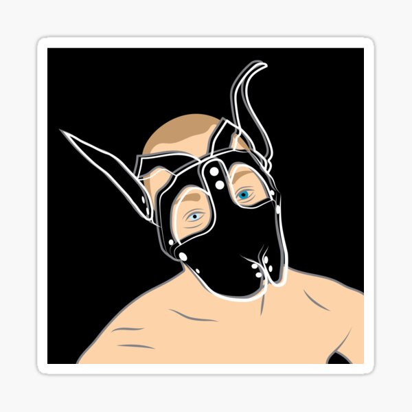 Boy Pup Sticker