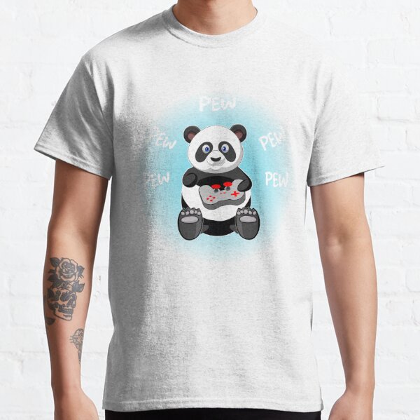 Funny Panda Videos T Shirts Redbubble - silly panda roblox