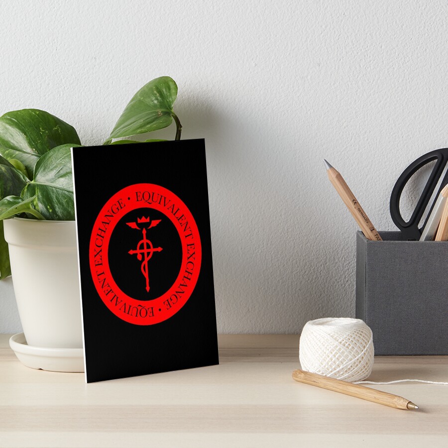 Impression rigide « Échange équivalent Anime Pop Socket Full Metal Alchemist (FMA) Symbole Ed